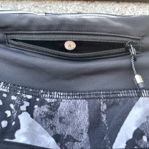 Lululemon Speed Short Static Mist White Black - Picture 6 of 9
